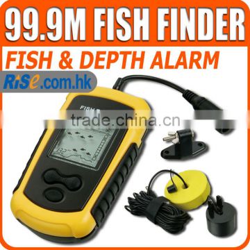 Digital Fishfinder Sea Ocean River Lake Detect Alarm Portable Sonar Fish Finder