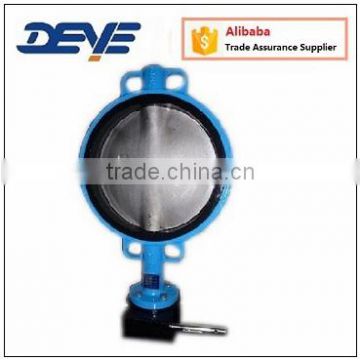 Big Size Stainless Steel Disc Soft Seat Wafer Butterfly Valve