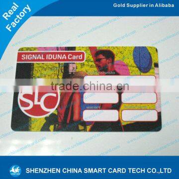 Factory High Quality plastic rfid chip card