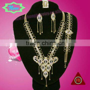 2011 Hot Style fashion alloy jewelry set/african jewelry set