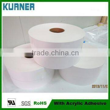 White self adhesive for printing