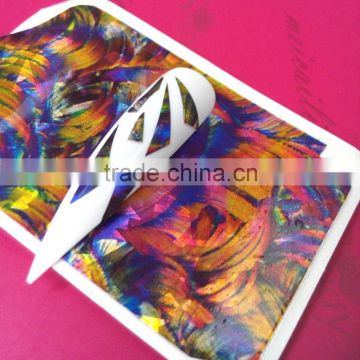 Hot New Design 3D Nail Art Sticker 4*7cm Graffiti Laser Nail Art Sticker