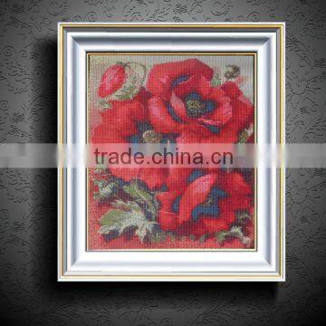 Hot Romantic DIY Diamond Mosaic Pictures For Living Room Flowers Rainbow Rose Red HandMade Diamond Paintings Cross Stitch Kits