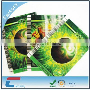 PET 3D lenticular card with printing