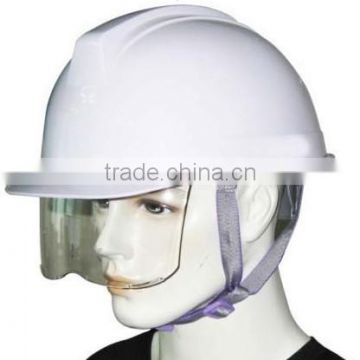 safety helmet with PC visor Industry safety helmet with PC face shield