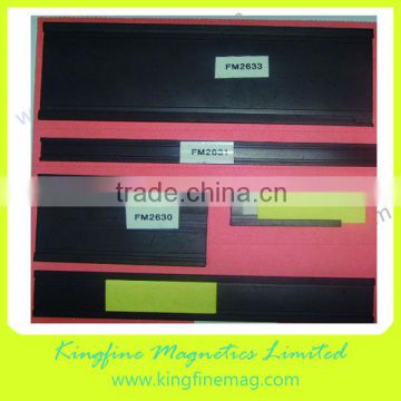 rubber magnetic profile,magnetic profiles 50mm width,c channel profile,extruded rubber strip,profile label holder