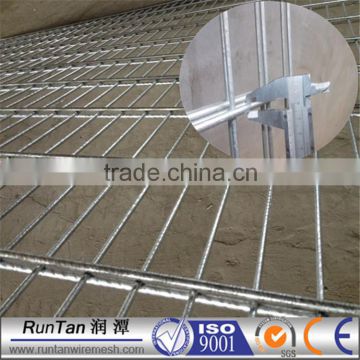 Factory galvanized and power coated Double wire mesh fence panel (Professional ,Since 1989 )