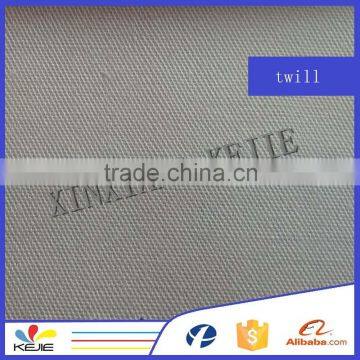 Kejie Supply Stock T/C65/35 20*16 128*60 White Lincom Polyester Twill Fabric photo-2