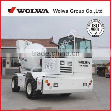 self loading mobile concrete mixer with 1.2CBM mixing capacity