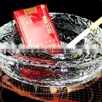 Bird's nest shape crystal ashtray for Beijing Olympic souvenirs