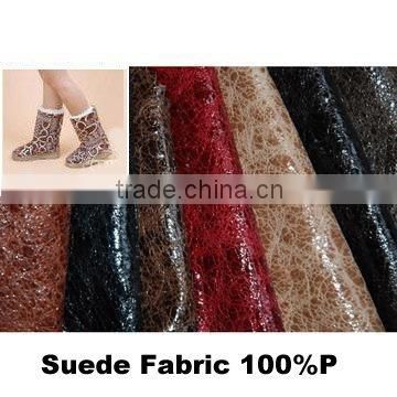 polyester faux fabric for shoes