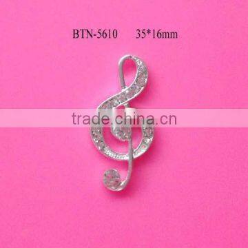 Hot selling factory price 35*16mm rhinestone button in stock (btn-5610)