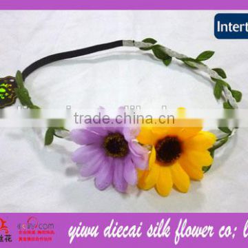 Promotion flower braid headband