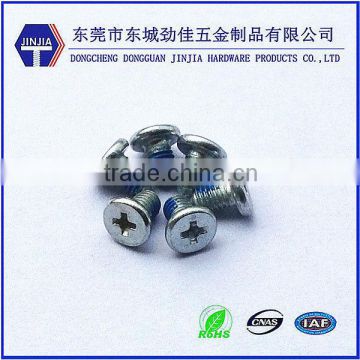 Factory sales nylok machine screw with zinc plated M3*5