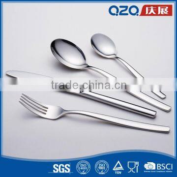 Unique Design Set Comprising Glossy Wholesale Custom Portable Flatware
