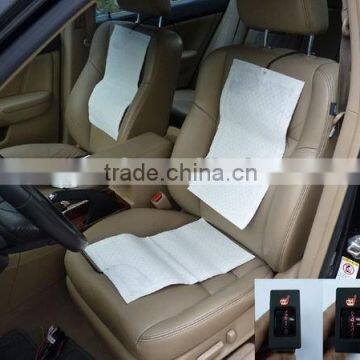 Paper thin car seat & back heater cushion with two single as unit