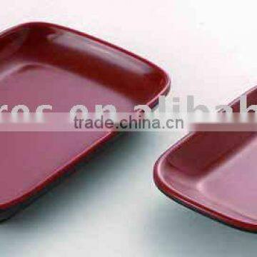 rectangle shaped melamine deep plate