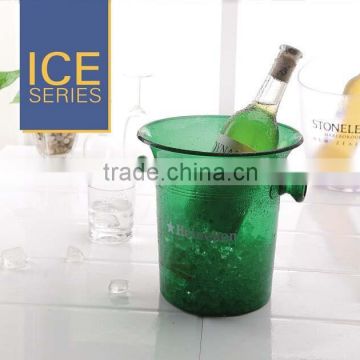 Plastic Ice Bucket With 2 Handles