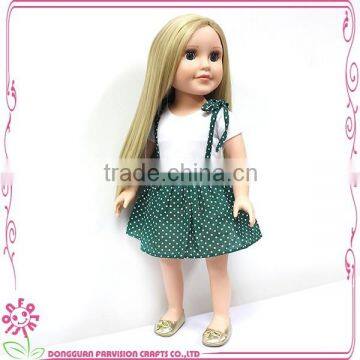 18 inch doll clothing plastic doll wholesale doll dress, wholesale doll clothing