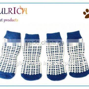 S8 New Design Cotton Checks Knitted Dog Socks photo-2