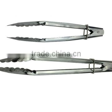 Stainless Steel 2 Pcs Barbecue Kitchen Tongs