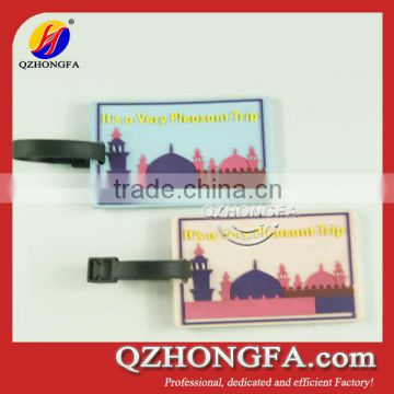 Soft PVC Personlised Trip Luggage Tag