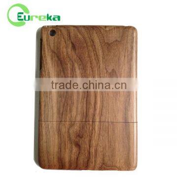 Hottest 100% natural bamboo phone case with sculpture for IPad mini