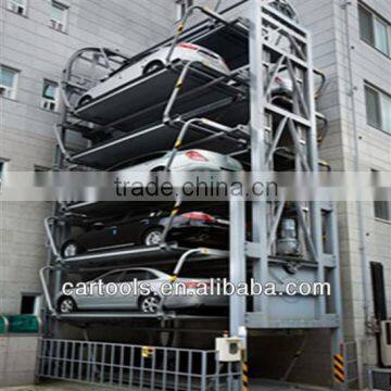 Automated rotary parking system for SUV