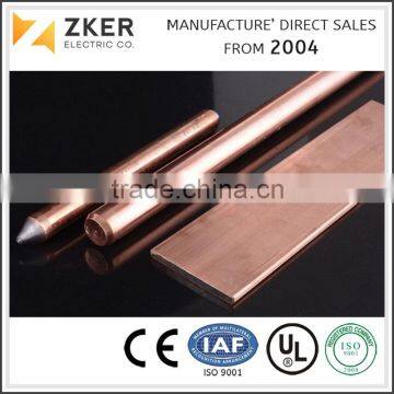 copper clad earthing tape power system