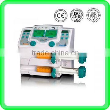 Hot seller double Channel Medical Syringe pump MSLIS02A