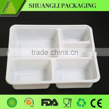 wholesale cheap price plastic food container with divider