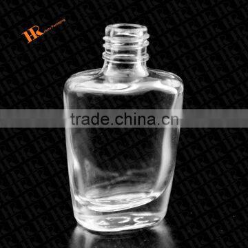 Flat Trapezium Nail Polish Bottle Empty Glass Bottle