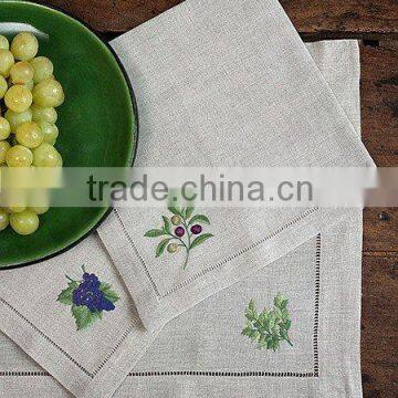 hand embroidery napkin