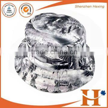 2016 factory manufacturing camo bucket hat cheap price custom logo design hat