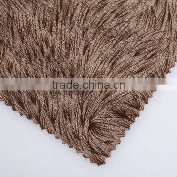 Polyester knitting soft velvet plush discharge printing fabric long plush print home textile fabric velvet bedding sheet fabrc