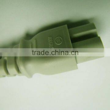 KC 60320 standard 2pole 250V Korea female pvc connector