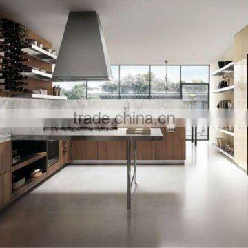 Timber veneer kitchen cabinet high quality standard