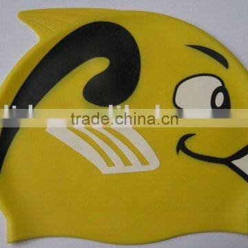 Cute Fish Shape Swim Silicone Cap