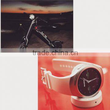 2016 light fashion low price folding electric bicycle hidden battery