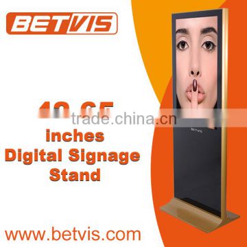 iPhone 55 inch 1920x1080 hd ads floor standing LCD,LED digital signage display player with HDMI,DVI,Wifi,USB,SD storage