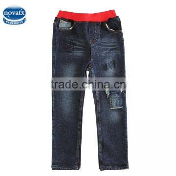 (B6003)NOVA cow boy denim jeans for boys hot sale fashion jean pants wholesale China kids wear