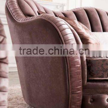 High Quality AL042 Antique Classic Fabric Sofa