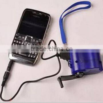 Emergency Charger, Hand Crank Cell Phone Charger - High Power USB Output
