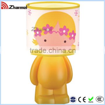 Gold cartoon children lamp