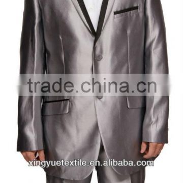 Fashion designed shiny silver tuxedo