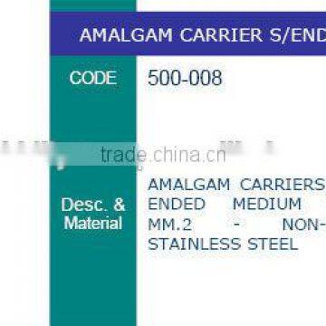 amalgam carrier medium single end , amalgam carrier, dental instruments