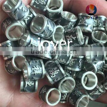 2016 wholesale Silver ring Pigeon bird Ring ,metal pigeon ring making