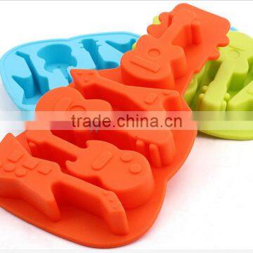 Guitars Shape Silicone Cake Mould Chocolate Mould Soap mould For Barking Tools