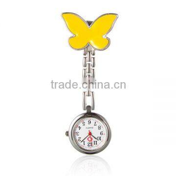 Yellow Butterfly Nurse Watch Table Pocket Watches(WACH-N007-01A)