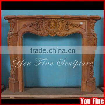 French Style Marble Antique Fireplace Surround